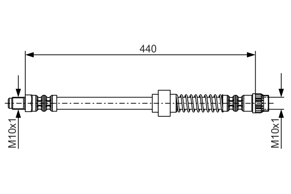 BOSCH 1 987 476 651 Brake Hose