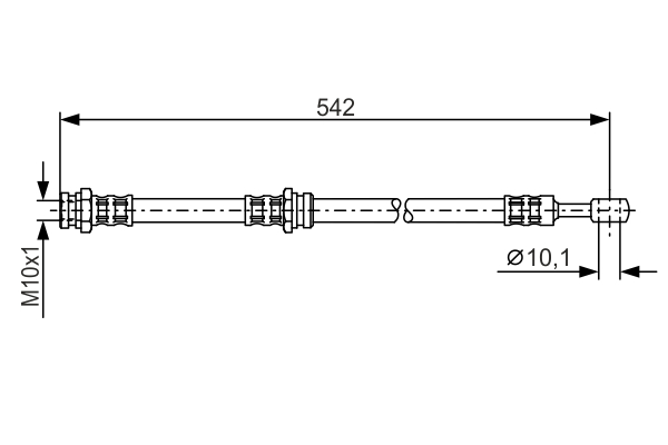 BOSCH 1 987 476 652 Brake Hose