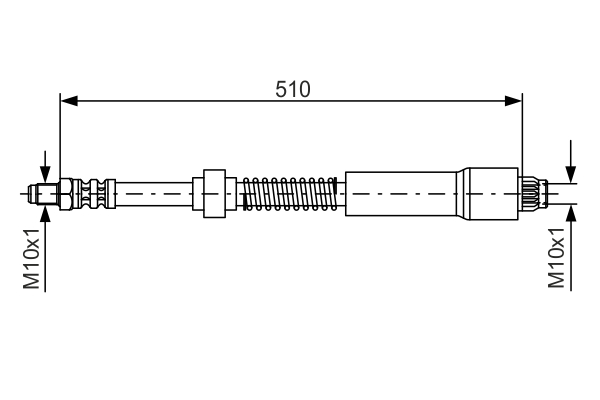 BOSCH 1 987 476 675 Flessibile del freno-Flessibile del freno-Ricambi Euro