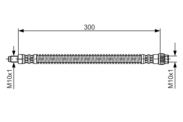 BOSCH 1 987 476 679 Flessibile del freno