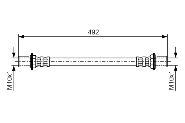 BOSCH 1 987 476 721 Brake Hose