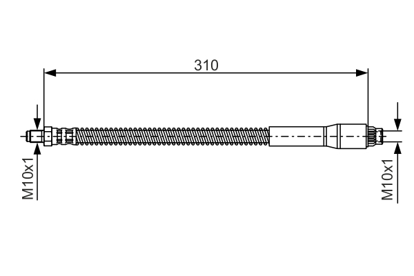 BOSCH 1 987 476 746 Brake Hose