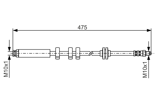 BOSCH 1 987 476 747 Brake Hose