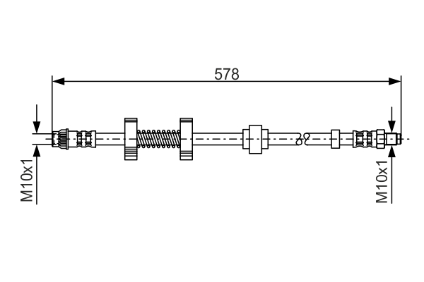 BOSCH 1 987 476 796 Brake Hose