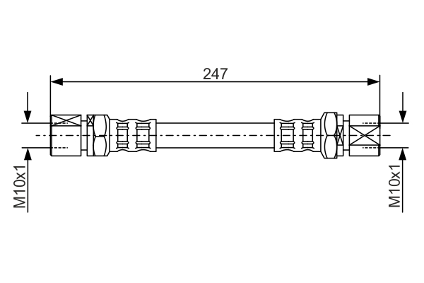 BOSCH 1 987 476 874 Brake Hose