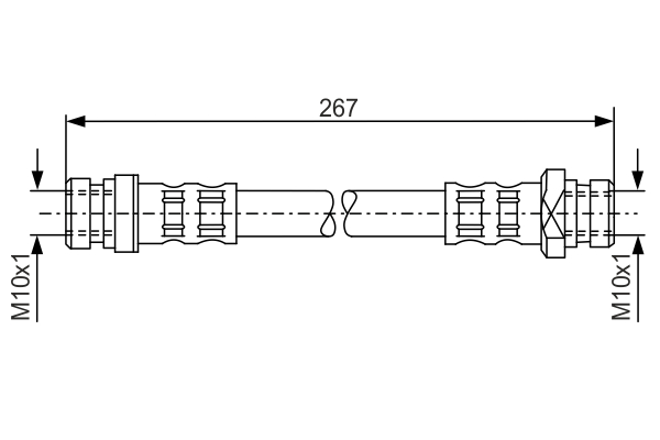 BOSCH 1 987 476 901 Brake Hose