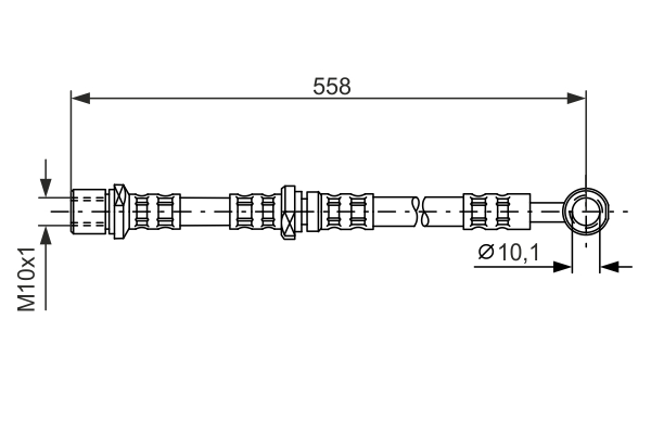 BOSCH 1 987 476 982 Brake Hose