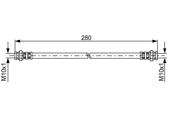 BOSCH 1 987 476 985 Bremsschlauch