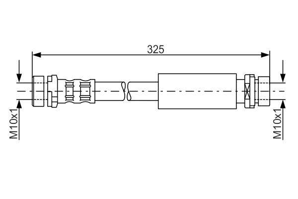 BOSCH 1 987 476 994 Flessibile del freno-Flessibile del freno-Ricambi Euro