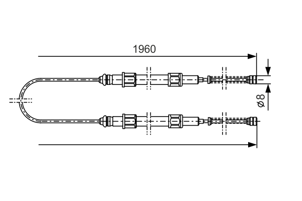 BOSCH 1 987 477 002 Cable,...