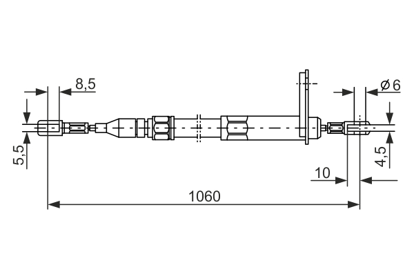 BOSCH 1 987 477 047 Cable,...