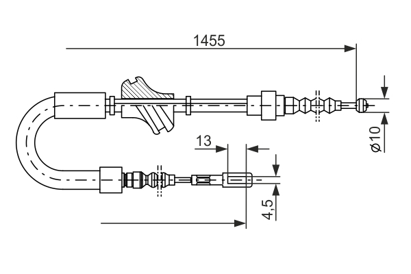 BOSCH 1 987 477 062 Cavo comando, Freno stazionamento