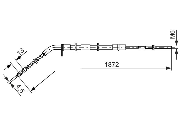 BOSCH 1 987 477 068 Cable,...