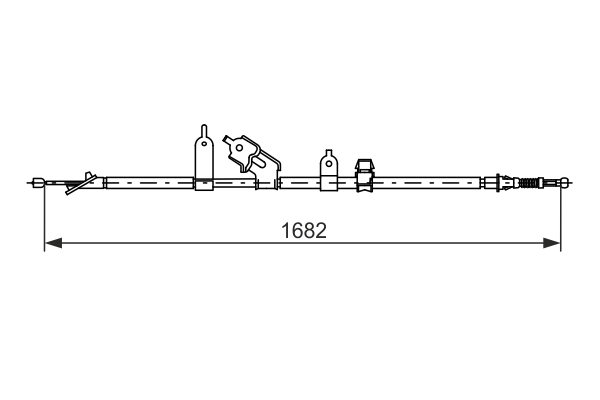 BOSCH 1 987 477 070 Cable,...