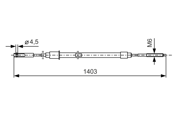 BOSCH 1 987 477 081 Cable,...