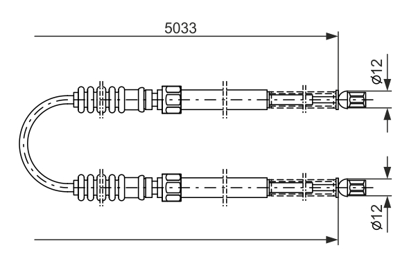 BOSCH 1 987 477 120 Cable,...