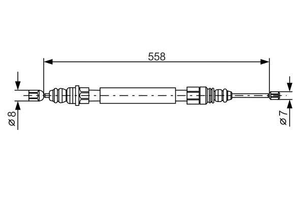 BOSCH 1 987 477 150 Cable,...