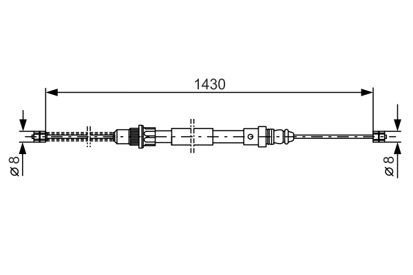 BOSCH 1 987 477 152 Cable,...