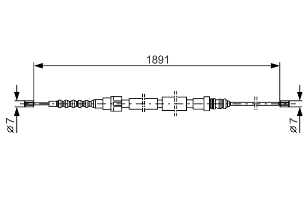 BOSCH 1 987 477 154 Cable,...