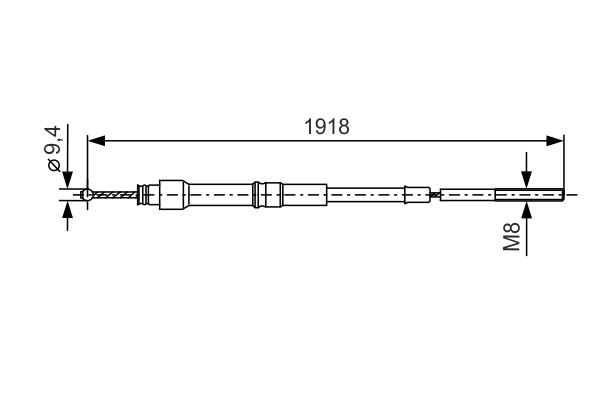 BOSCH 1 987 477 157 Cable,...