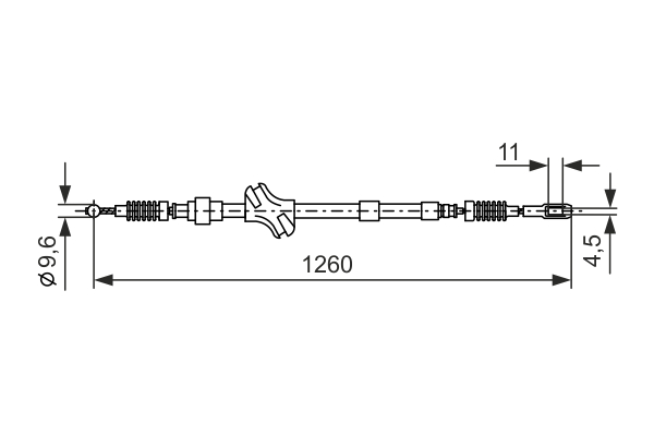 BOSCH 1 987 477 189 Cable,...