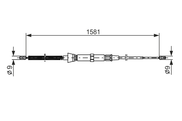 BOSCH 1 987 477 205 Cable,...