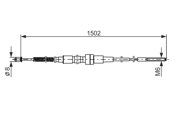 BOSCH 1 987 477 214 Cable,...