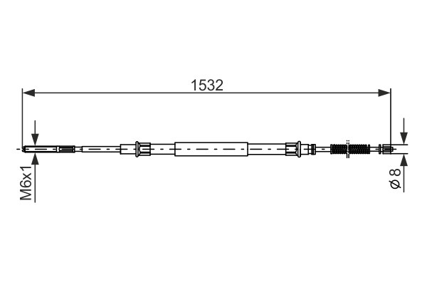 BOSCH 1 987 477 215 Tažné...