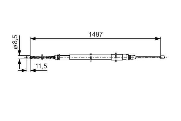 BOSCH 1 987 477 280 Cable,...