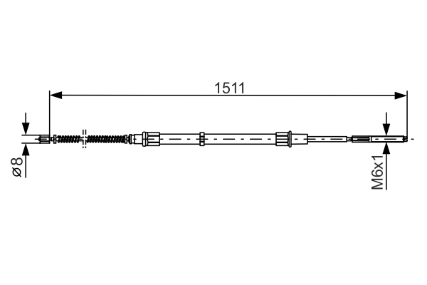 BOSCH 1 987 477 285 Cable,...