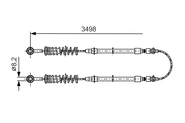 BOSCH 1 987 477 291 Cable,...