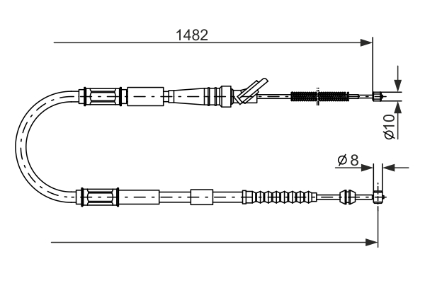 BOSCH 1 987 477 319 Cable,...