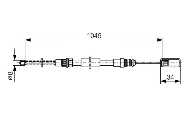 BOSCH 1 987 477 334 Cavo...