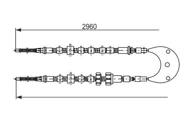 BOSCH 1 987 477 366 Cable,...