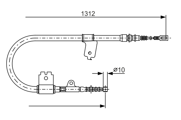 BOSCH 1 987 477 398 Cable,...