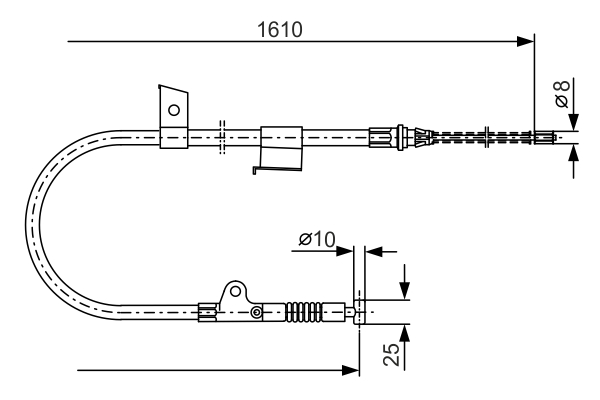 BOSCH 1 987 477 399 Cable,...