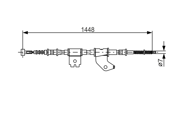 BOSCH 1 987 477 402 Cable,...