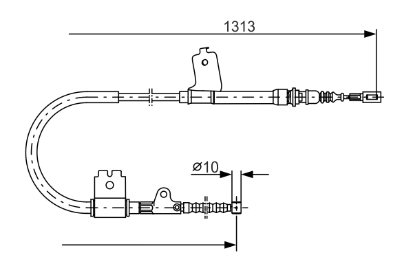 BOSCH 1 987 477 404 Cable,...