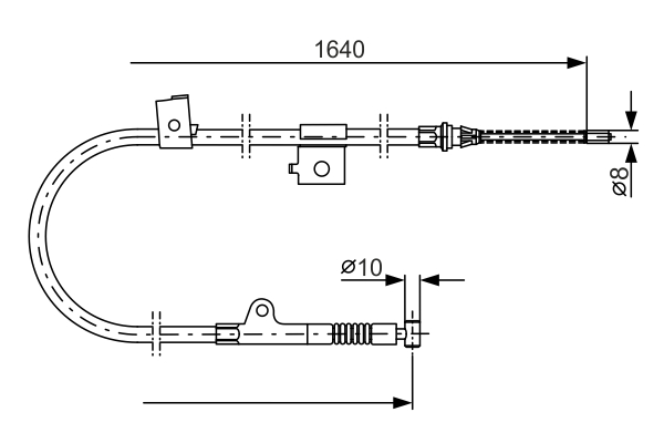 BOSCH 1 987 477 405 Cable,...