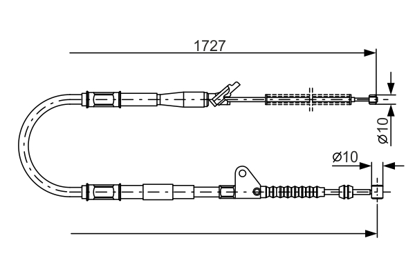 BOSCH 1 987 477 410 Cable,...