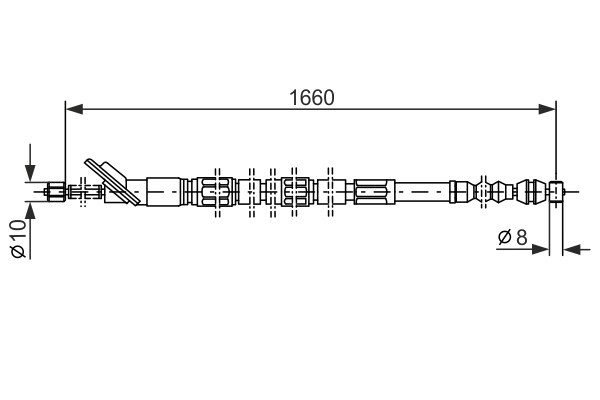 BOSCH 1 987 477 411 Cable,...