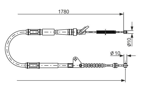 BOSCH 1 987 477 414 Cable,...