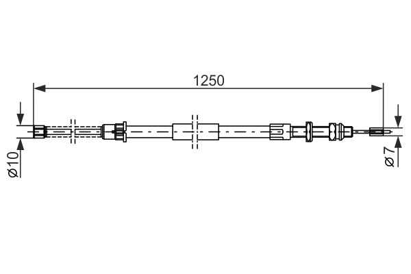 BOSCH 1 987 477 416 Cable,...