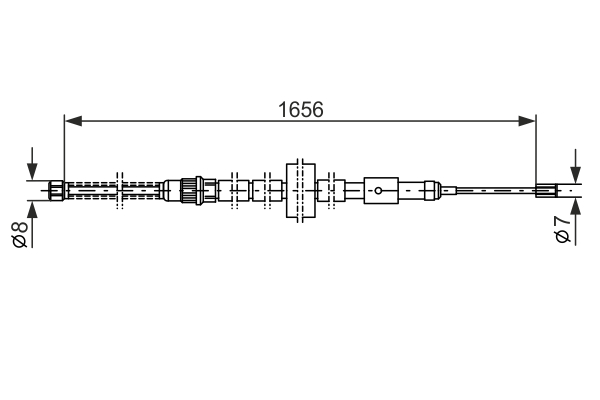 BOSCH 1 987 477 429 Cable,...