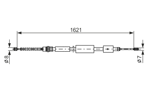 BOSCH 1 987 477 437 Cable,...