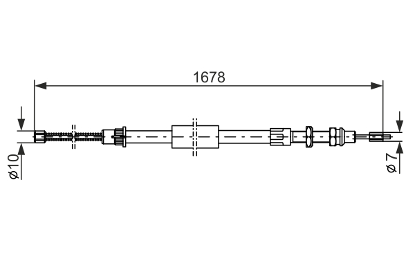 BOSCH 1 987 477 451 Cable,...