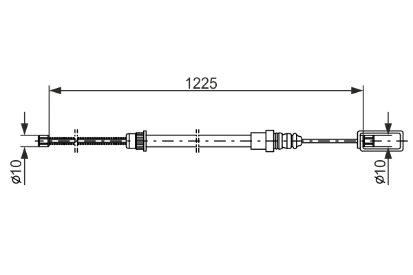 BOSCH 1 987 477 453 Cable,...