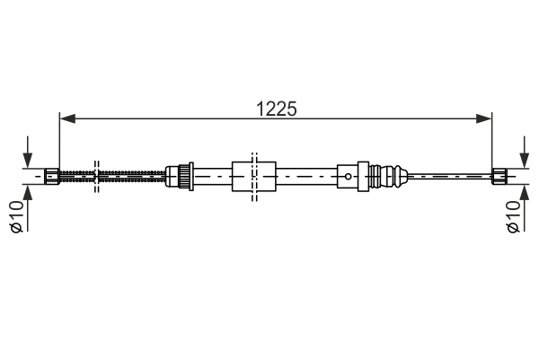 BOSCH 1 987 477 461 Cable,...