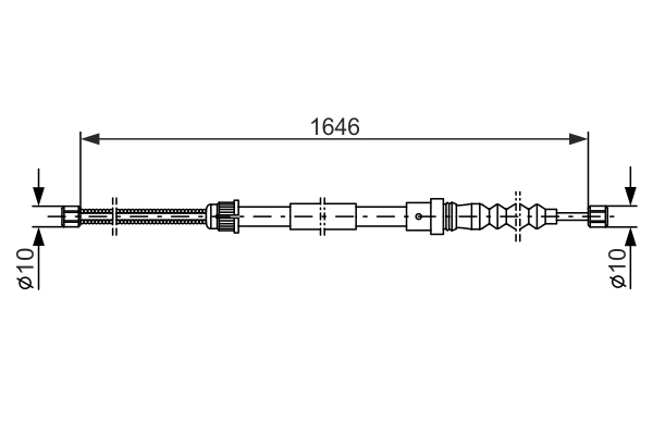 BOSCH 1 987 477 469 Cable,...