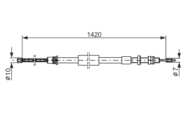 BOSCH 1 987 477 479 Cable,...